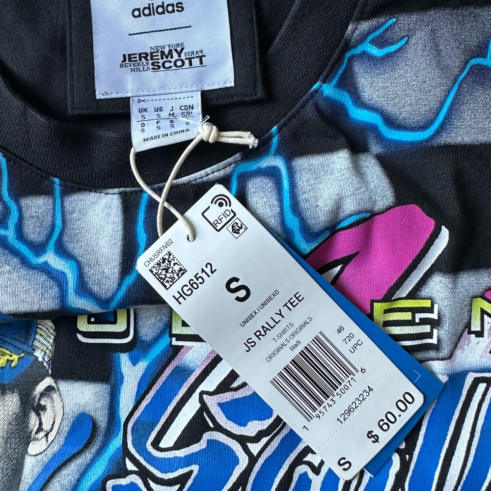 Adidas x Jeremy Scott Rally package! Hoodie AND t-shirt! - Picture 11 of 12